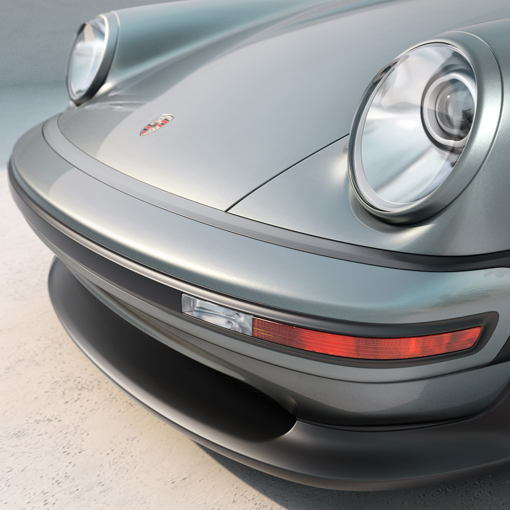 singer-turbo-porsche-911-headlight